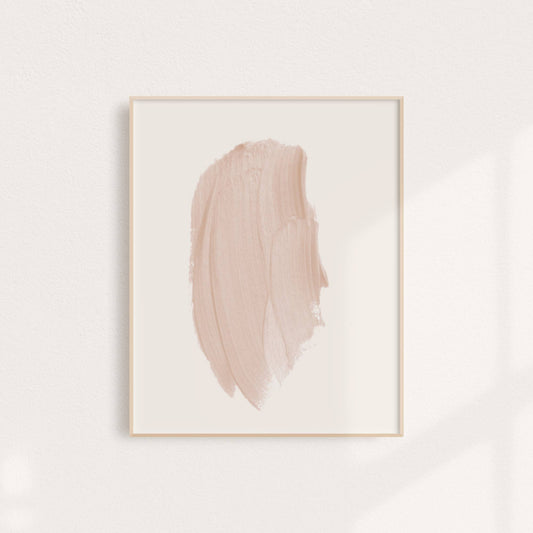 Blush Stroke | Art Print